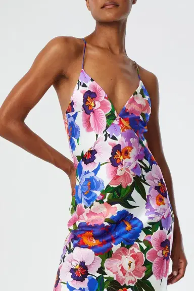 Borgo de Nor Olive Dress - Floral Candy | Thumbnail 3 Borgo de Nor Olive Dress - Floral Candy | Thumbnail 3