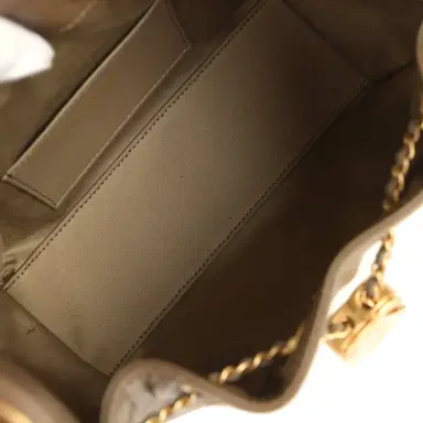 Chanel Chanel Mini 25 Hobo Bag Dark Khaki Caviar Antique Gold Hardware | Thumbnail 8 Chanel Chanel Mini 25 Hobo Bag Dark Khaki Caviar Antique Gold Hardware | Thumbnail 8