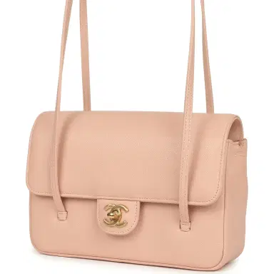 Chanel Chanel Small Preppy Coco Flap Bag Light Pink Shiny Caviar Brushed Gold Hardware | Thumbnail 5 Chanel Chanel Small Preppy Coco Flap Bag Light Pink Shiny Caviar Brushed Gold Hardware | Thumbnail 5