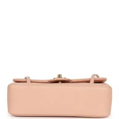 Chanel Chanel Small Preppy Coco Flap Bag Light Pink Shiny Caviar Brushed Gold Hardware | Thumbnail 6 Chanel Chanel Small Preppy Coco Flap Bag Light Pink Shiny Caviar Brushed Gold Hardware | Thumbnail 6