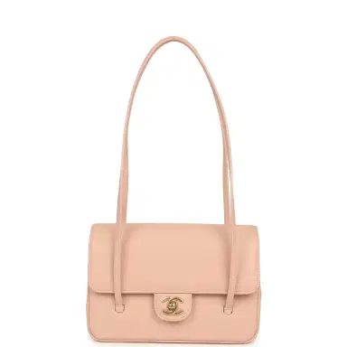 Chanel Chanel Small Preppy Coco Flap Bag Light Pink Shiny Caviar Brushed Gold Hardware | Thumbnail 7 Chanel Chanel Small Preppy Coco Flap Bag Light Pink Shiny Caviar Brushed Gold Hardware | Thumbnail 7
