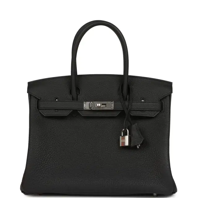 Hermes Birkin 30 Black Togo Palladium Hardware Hermes Birkin 30 Black Togo Palladium Hardware