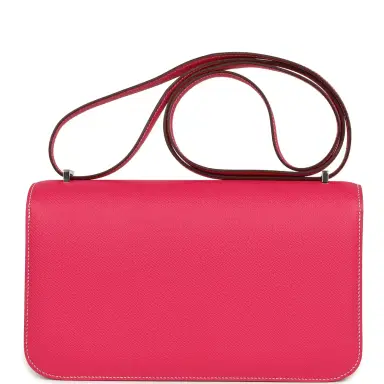 HERMÈS Hermes Constance Elan Rose Tyrien Epsom Palldium Hardware | Thumbnail 4 HERMÈS Hermes Constance Elan Rose Tyrien Epsom Palldium Hardware | Thumbnail 4