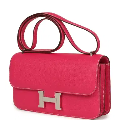 HERMÈS Hermes Constance Elan Rose Tyrien Epsom Palldium Hardware | Thumbnail 5 HERMÈS Hermes Constance Elan Rose Tyrien Epsom Palldium Hardware | Thumbnail 5