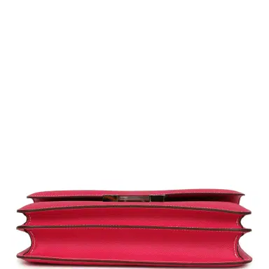HERMÈS Hermes Constance Elan Rose Tyrien Epsom Palldium Hardware | Thumbnail 6 HERMÈS Hermes Constance Elan Rose Tyrien Epsom Palldium Hardware | Thumbnail 6