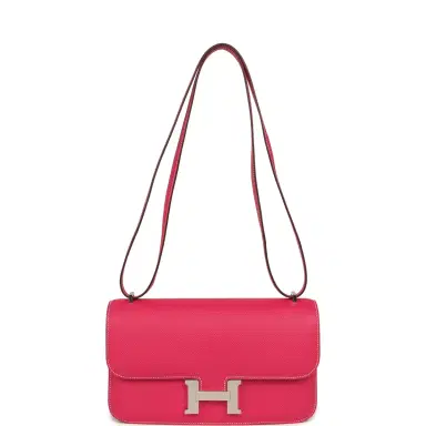 HERMÈS Hermes Constance Elan Rose Tyrien Epsom Palldium Hardware | Thumbnail 7 HERMÈS Hermes Constance Elan Rose Tyrien Epsom Palldium Hardware | Thumbnail 7