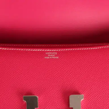 HERMÈS Hermes Constance Elan Rose Tyrien Epsom Palldium Hardware | Thumbnail 8 HERMÈS Hermes Constance Elan Rose Tyrien Epsom Palldium Hardware | Thumbnail 8