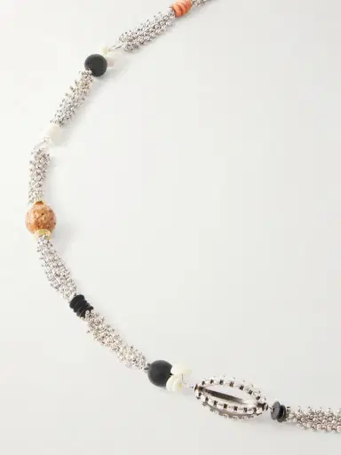 Isabel Marant Lyna Beaded Silver-tone Necklace | Thumbnail 3 Isabel Marant Lyna Beaded Silver-tone Necklace | Thumbnail 3