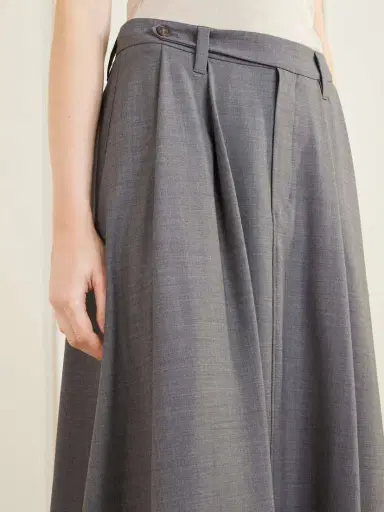 Brunello Cucinelli Pleated Wool-blend Midi Skirt | Thumbnail 5 Brunello Cucinelli Pleated Wool-blend Midi Skirt | Thumbnail 5