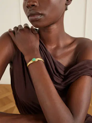 YSSO Delphi Gold Plated Bangle | Thumbnail 2 YSSO Delphi Gold Plated Bangle | Thumbnail 2