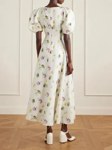 Gabriela Hearst Ranya Floral-print Linen-twill Dress | Thumbnail 2 Gabriela Hearst Ranya Floral-print Linen-twill Dress | Thumbnail 2