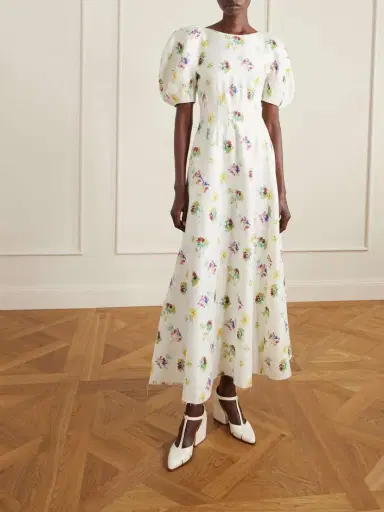 Gabriela Hearst Ranya Floral-print Linen-twill Dress | Thumbnail 3 Gabriela Hearst Ranya Floral-print Linen-twill Dress | Thumbnail 3