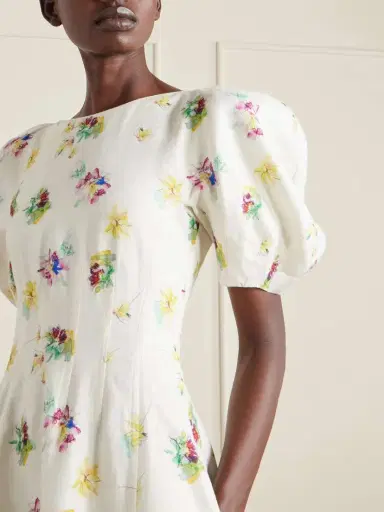 Gabriela Hearst Ranya Floral-print Linen-twill Dress | Thumbnail 4 Gabriela Hearst Ranya Floral-print Linen-twill Dress | Thumbnail 4