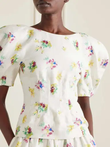 Gabriela Hearst Ayelet Floral-print Linen-twill Blouse | Thumbnail 4 Gabriela Hearst Ayelet Floral-print Linen-twill Blouse | Thumbnail 4