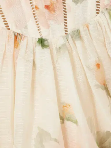 Zimmermann Carousel Floral-print Linen And Silk-blend Mini Dress | Thumbnail 4 Zimmermann Carousel Floral-print Linen And Silk-blend Mini Dress | Thumbnail 4