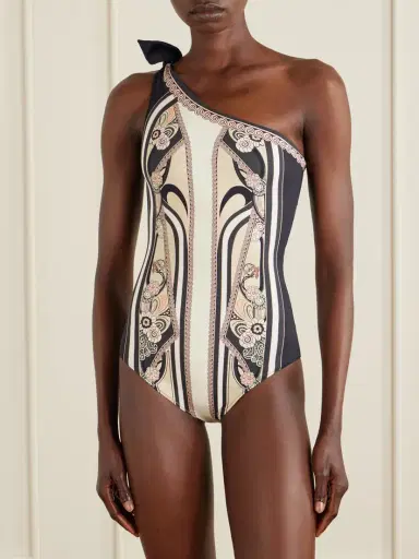 La DoubleJ Goddess One-shoulder Printed Swimsuit | Thumbnail 2 La DoubleJ Goddess One-shoulder Printed Swimsuit | Thumbnail 2