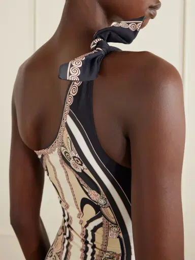 La DoubleJ Goddess One-shoulder Printed Swimsuit | Thumbnail 4 La DoubleJ Goddess One-shoulder Printed Swimsuit | Thumbnail 4
