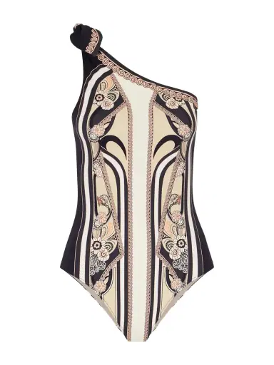 La DoubleJ Goddess One-shoulder Printed Swimsuit | Thumbnail 1 La DoubleJ Goddess One-shoulder Printed Swimsuit | Thumbnail 1