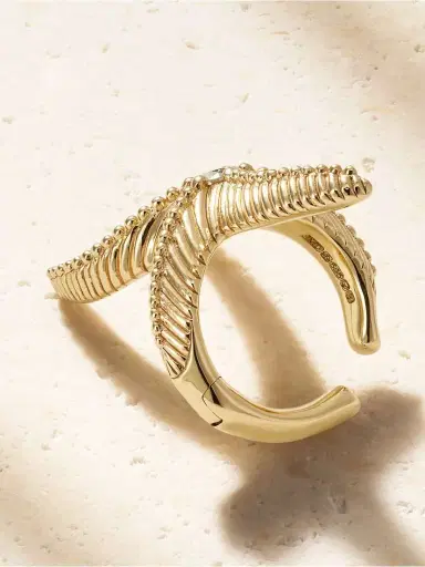 Lucy Delius Sea Star 14-karat Gold Diamond Ear Cuff | Thumbnail 3 Lucy Delius Sea Star 14-karat Gold Diamond Ear Cuff | Thumbnail 3