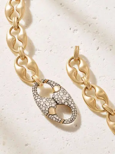 Lucy Delius Persephone 14-karat Gold Rhodium-plated Diamond Necklace | Thumbnail 3 Lucy Delius Persephone 14-karat Gold Rhodium-plated Diamond Necklace | Thumbnail 3