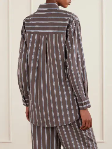 Veronica Beard Lloyd Striped Woven Shirt | Thumbnail 4 Veronica Beard Lloyd Striped Woven Shirt | Thumbnail 4