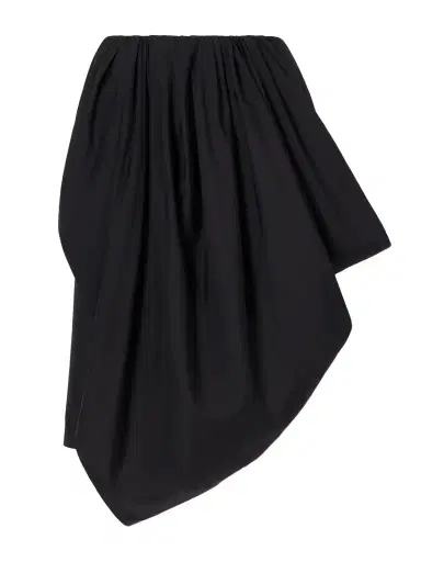 Chloé Asymmetric Draped Cotton-poplin Skirt | Thumbnail 1 Chloé Asymmetric Draped Cotton-poplin Skirt | Thumbnail 1