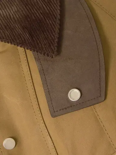 JW Anderson Cropped Corduroy-trimmed Waxed-cotton Jacket | Thumbnail 5 JW Anderson Cropped Corduroy-trimmed Waxed-cotton Jacket | Thumbnail 5