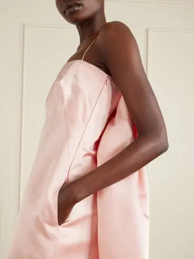 Givenchy Cape-effect Silk-satin Mini Dress | Thumbnail 4 Givenchy Cape-effect Silk-satin Mini Dress | Thumbnail 4