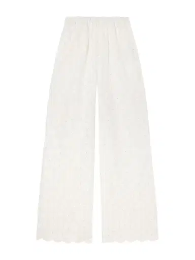 Faithfull Pamina Broderie Anglaise Straight-leg Pants | Thumbnail 1 Faithfull Pamina Broderie Anglaise Straight-leg Pants | Thumbnail 1