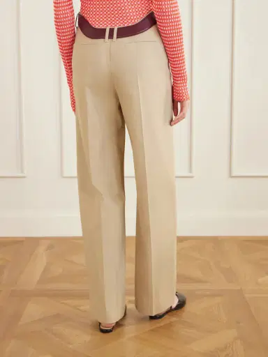 Jean Paul Gaultier Cut-out Mid-rise Straight-leg Cotton Pants | Thumbnail 3 Jean Paul Gaultier Cut-out Mid-rise Straight-leg Cotton Pants | Thumbnail 3