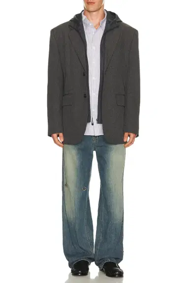 We11Done Hood Detachable Blazer | Thumbnail 4 We11Done Hood Detachable Blazer | Thumbnail 4