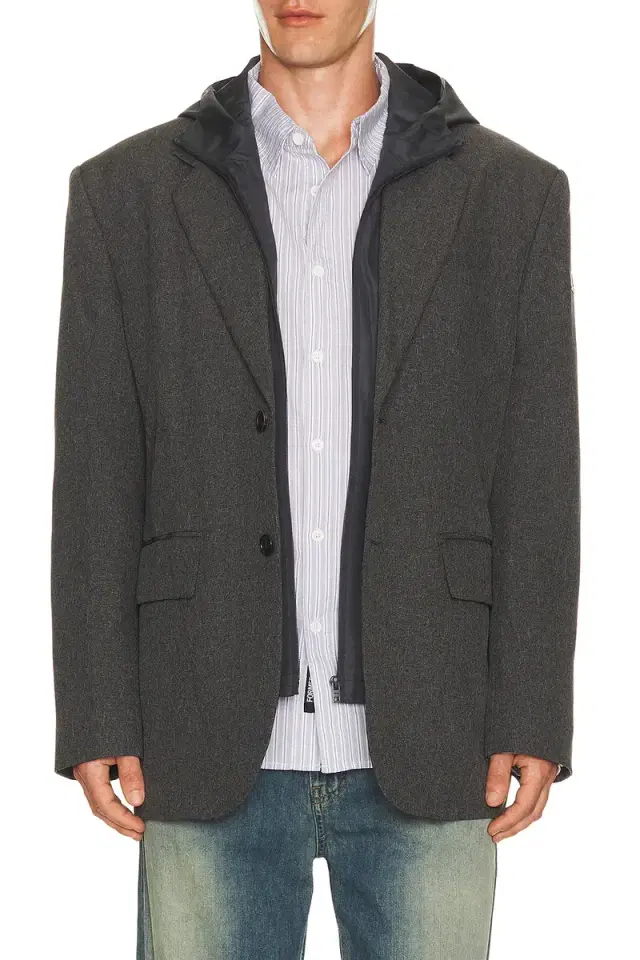 Hood Detachable Blazer Hood Detachable Blazer