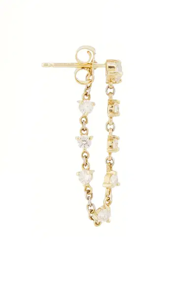 CARBON & HYDE Sparkler Ear Chain Earring | Thumbnail 2 CARBON & HYDE Sparkler Ear Chain Earring | Thumbnail 2