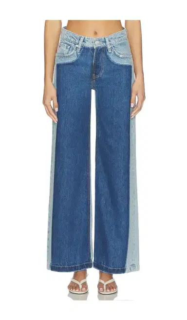 Hudson Jeans Rylee Low Rise Loose With Patch Jeans | Thumbnail 1 Hudson Jeans Rylee Low Rise Loose With Patch Jeans | Thumbnail 1