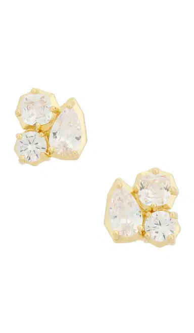 SHASHI Georgian Cut Stud Earring | Thumbnail 1 SHASHI Georgian Cut Stud Earring | Thumbnail 1