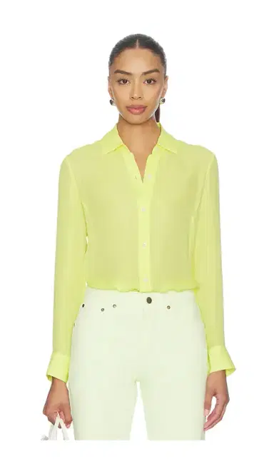 RENGGLI Silk Georgette Button Up Shirt | Thumbnail 1 RENGGLI Silk Georgette Button Up Shirt | Thumbnail 1