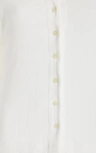 LESET Pointelle-Knit Cotton Cardigan | Thumbnail 5 LESET Pointelle-Knit Cotton Cardigan | Thumbnail 5