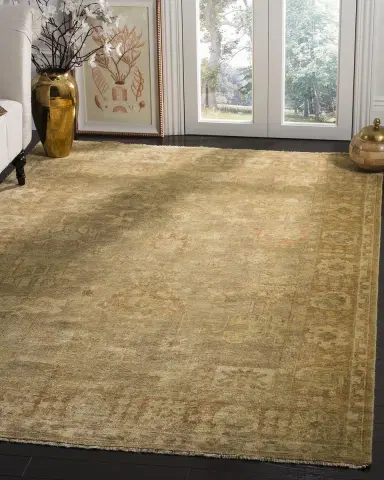 Safavieh Eaton Hand Knotted Oushak Rug | Thumbnail 2 Safavieh Eaton Hand Knotted Oushak Rug | Thumbnail 2