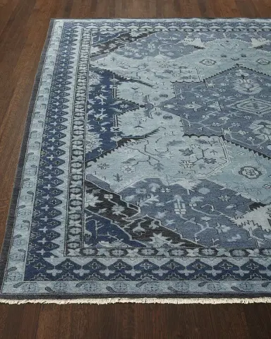 Ralph Lauren Home Reynolds Blue Rug | Thumbnail 1 Ralph Lauren Home Reynolds Blue Rug | Thumbnail 1