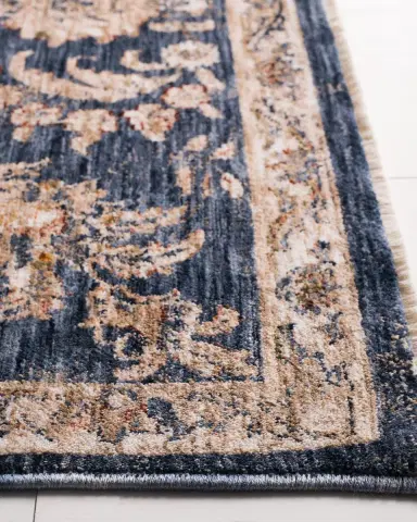 Lauren Ralph Lauren Celia Navy Power-Loomed Runner, 2 ' x 8 ' | Thumbnail 4 Lauren Ralph Lauren Celia Navy Power-Loomed Runner, 2 ' x 8 ' | Thumbnail 4
