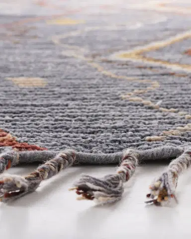 Lauren Ralph Lauren Nahla Blue Hand-Knotted Rug | Thumbnail 4 Lauren Ralph Lauren Nahla Blue Hand-Knotted Rug | Thumbnail 4