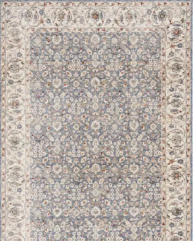 Lauren Ralph Lauren Helena Ivory/Blue Power-Loomed Rug | Thumbnail 2 Lauren Ralph Lauren Helena Ivory/Blue Power-Loomed Rug | Thumbnail 2