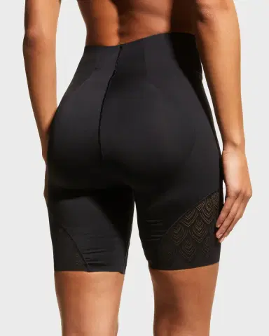 Chantelle Microfiber & Lace High-Waist Thigh Shaper | Thumbnail 2 Chantelle Microfiber & Lace High-Waist Thigh Shaper | Thumbnail 2