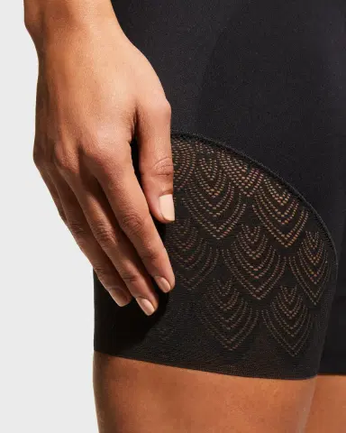 Chantelle Microfiber & Lace High-Waist Thigh Shaper | Thumbnail 3 Chantelle Microfiber & Lace High-Waist Thigh Shaper | Thumbnail 3