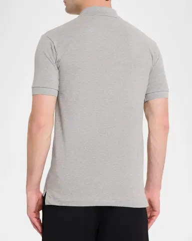 Comme des Garçons Men's Black Heart Cotton Polo Shirt | Thumbnail 3 Comme des Garçons Men's Black Heart Cotton Polo Shirt | Thumbnail 3