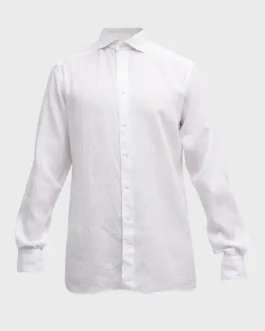Eton Men's Linen Sport Shirt | Thumbnail 2 Eton Men's Linen Sport Shirt | Thumbnail 2