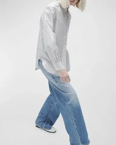 rag & bone rb Miramar Cotton-Terry Wide-Leg Jeans | Thumbnail 5 rag & bone rb Miramar Cotton-Terry Wide-Leg Jeans | Thumbnail 5