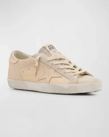 Golden Goose Super-Star Leather Low-Top Sneakers | Thumbnail 3 Golden Goose Super-Star Leather Low-Top Sneakers | Thumbnail 3