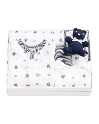 Polo Ralph Lauren Kid's 7-Piece Gift Box Set, Size Newborn-9M | Thumbnail 1 Polo Ralph Lauren Kid's 7-Piece Gift Box Set, Size Newborn-9M | Thumbnail 1