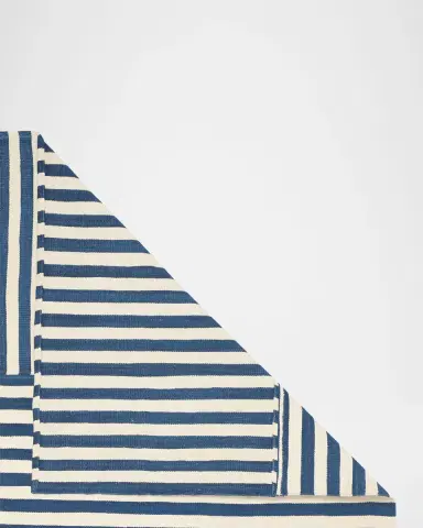 Ralph Lauren Home Celeste Stripe Patch Hand-Woven Rug | Thumbnail 4 Ralph Lauren Home Celeste Stripe Patch Hand-Woven Rug | Thumbnail 4